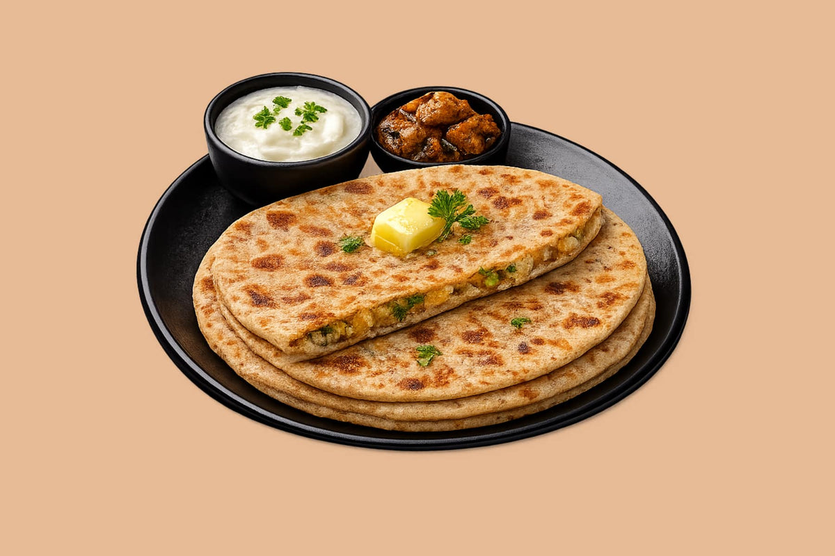 Aloo Paratha Meal – HealthyBite Co., Kestopur