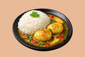 Dimer Jhol with Rice – HealthyBite Co., Kestopur