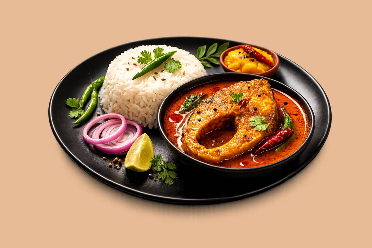 Fish Curry with Rice