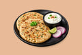 Paneer Paratha Meal