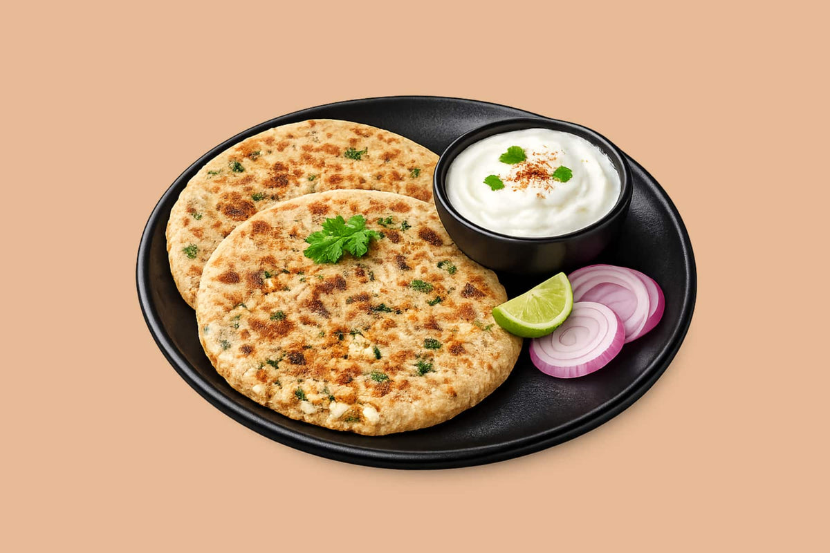 Paneer Paratha Meal